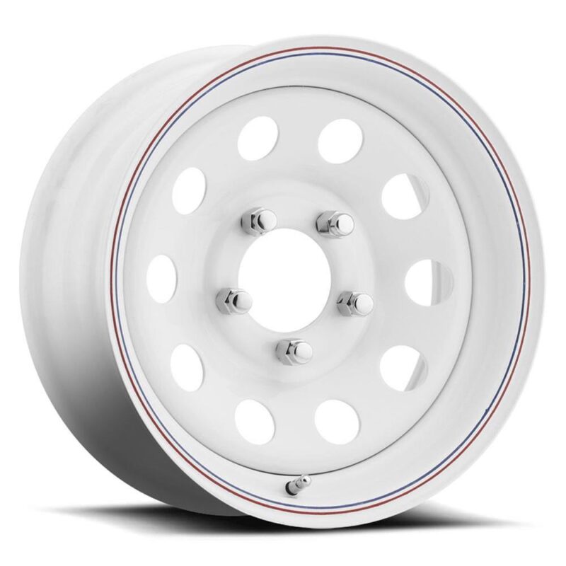 CARLSTAR 15X6 6on5.5 Carlstar 8 Spoke White WS F564 Wheel WHEELS