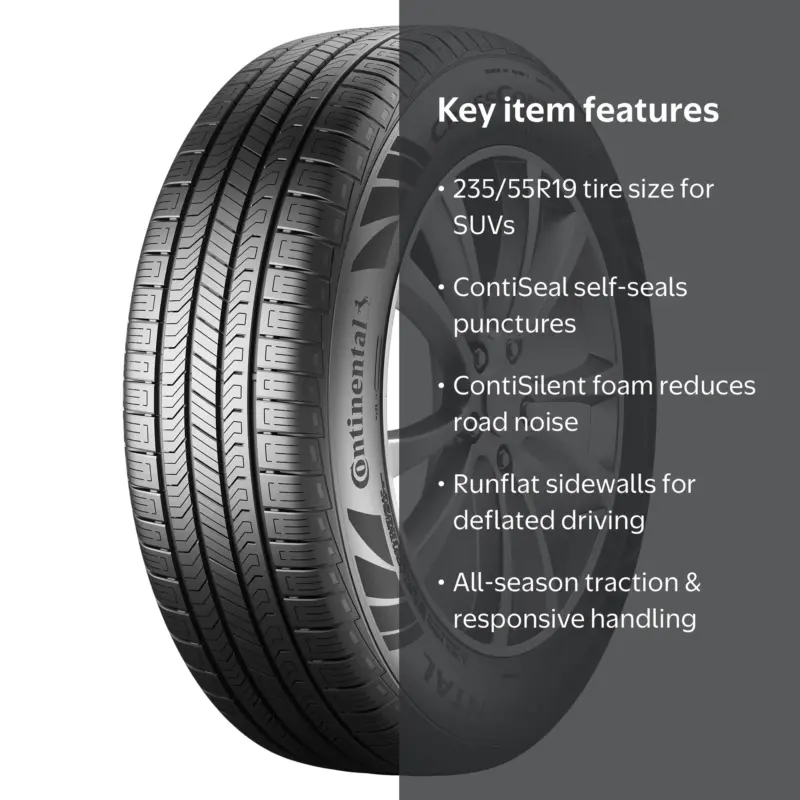 CONTINENTAL 235/55R19 CROSSCONTACT RX PASSENGER/CUV/SUV