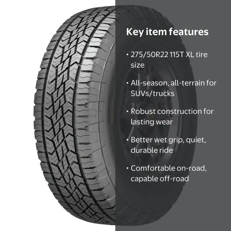 CONTINENTAL 275/50R22 XL FR TERRAINCONTACT A/T2 LIGHT TRUCK