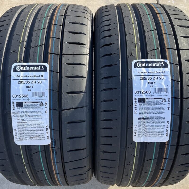 CONTINENTAL 285/35ZR20 EXTREMECONTACT SPORT 02 PASSENGER/CUV/SUV