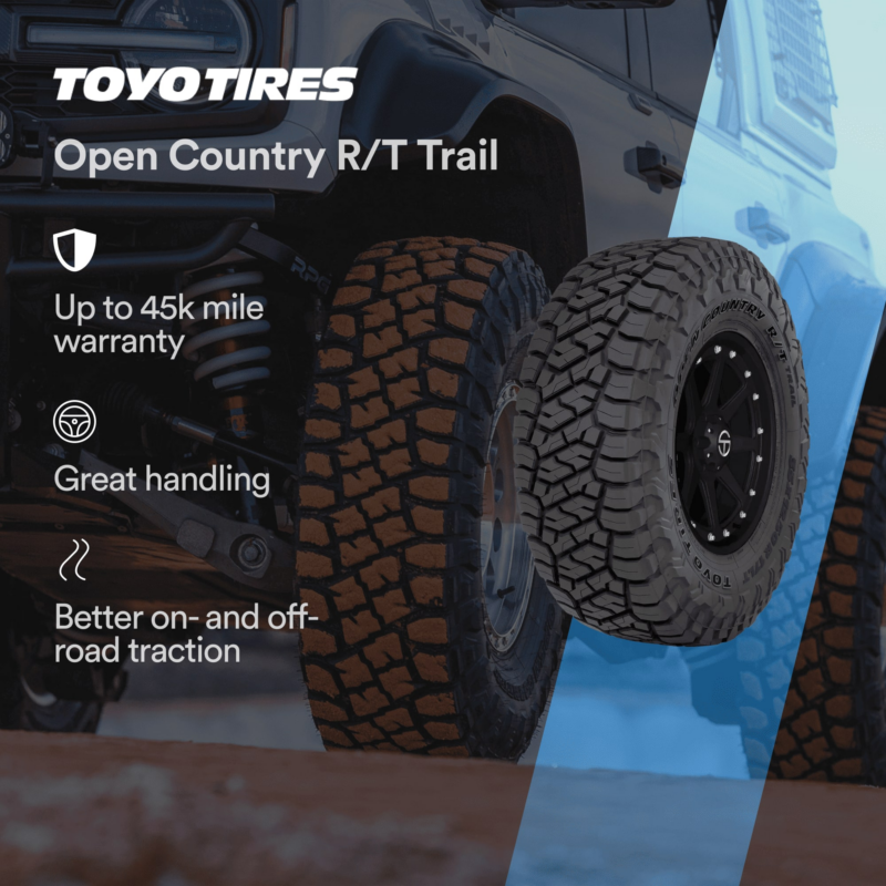 TOYO 265/50R20 XL OPEN COUNTRY R/T TRAIL LIGHT TRUCK