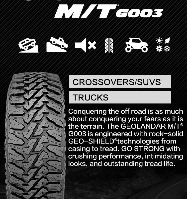 YOKOHAMA 37X12.50R20LT E GEOLANDAR M/T G003 LIGHT TRUCK